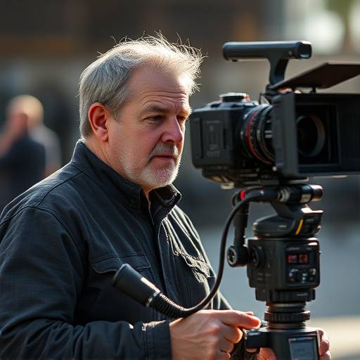 Frank Oliver - Film Production Manager, on set photo